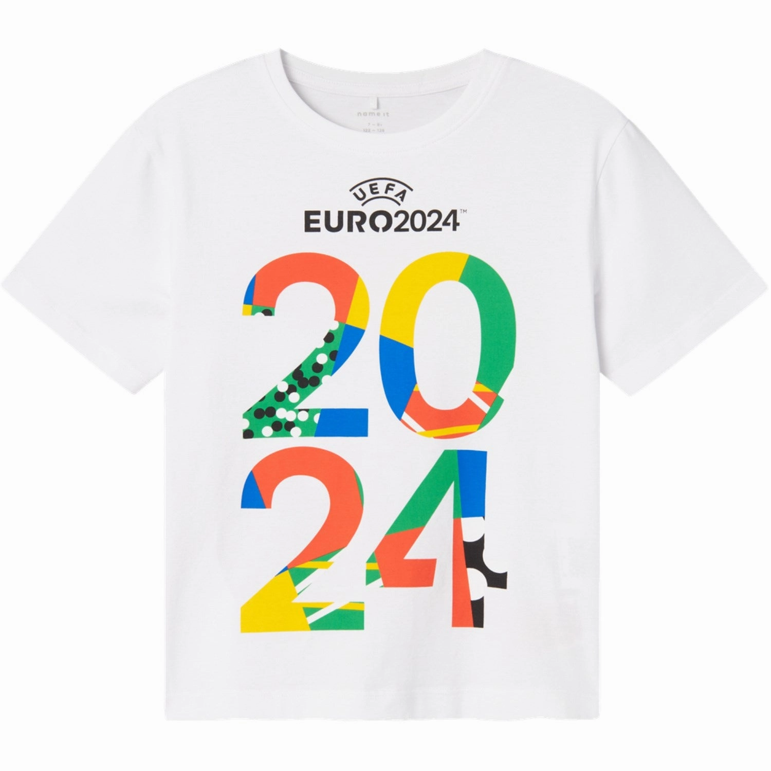 Name It Bright White Mica UEFA T-Shirt Chic Style Trend SkinFriendlyFibers