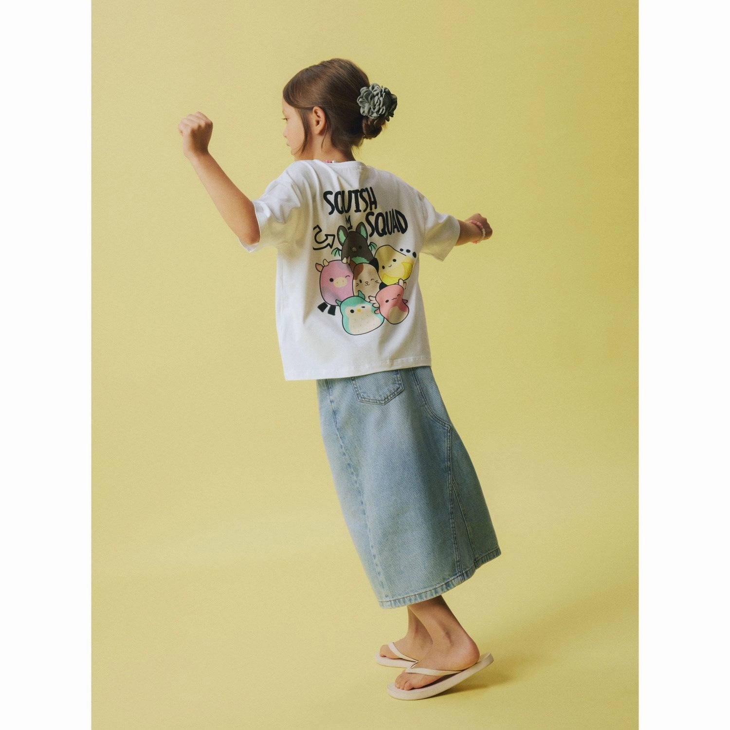 Name It Bright White Momi Squishmallows T-Shirt Light Layer yoga clothing