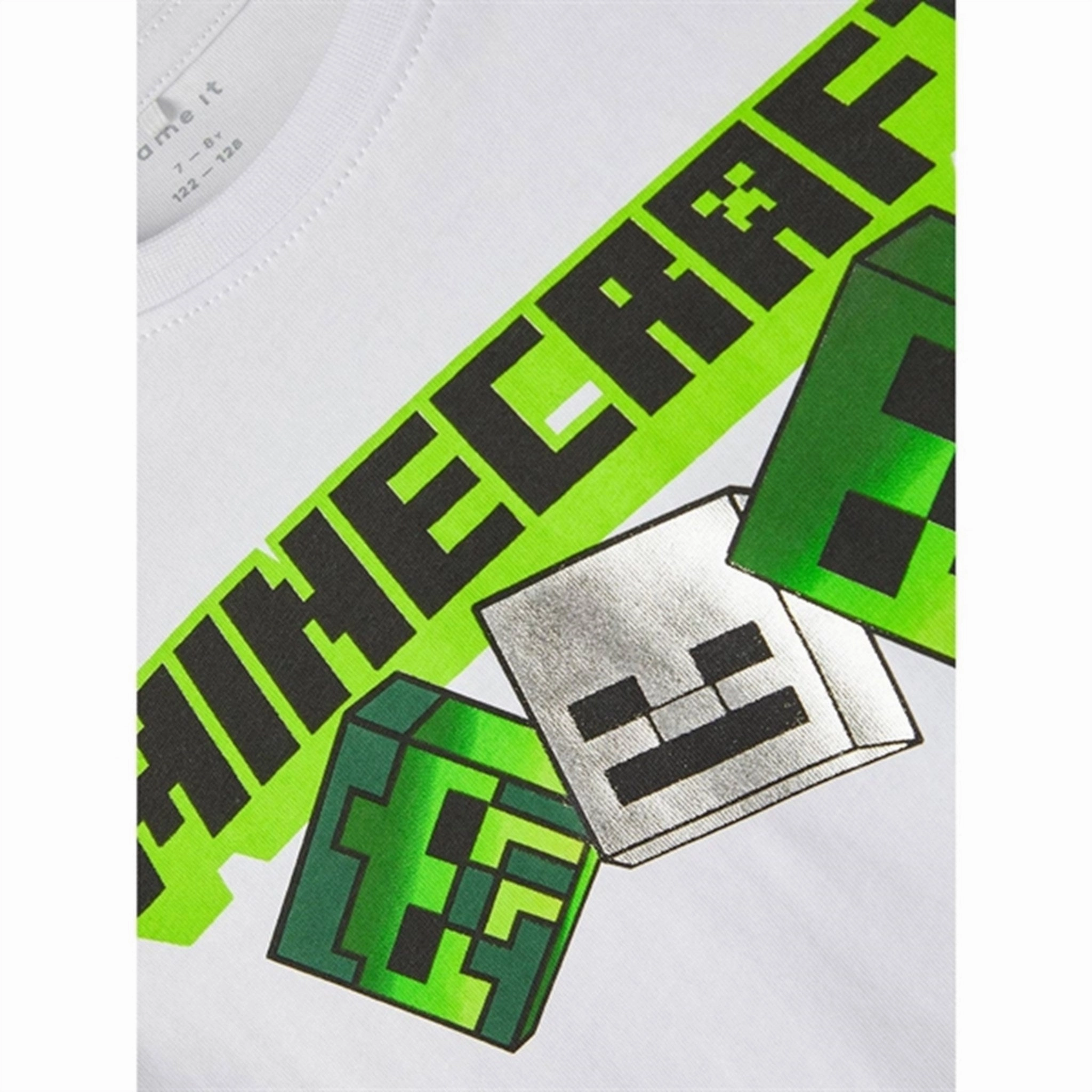 Fresh Trend Indoor clothing Name it Bright White Muxin Minecraft T-Shirt