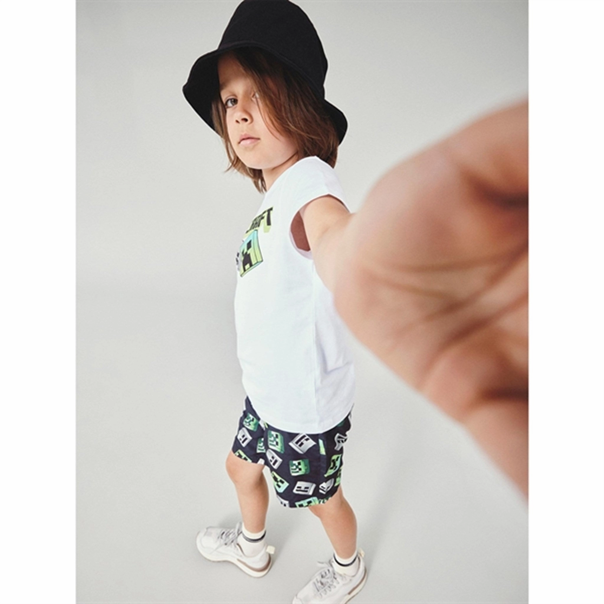 Name it Bright White Muxin Minecraft T-Shirt Cozy Vibes