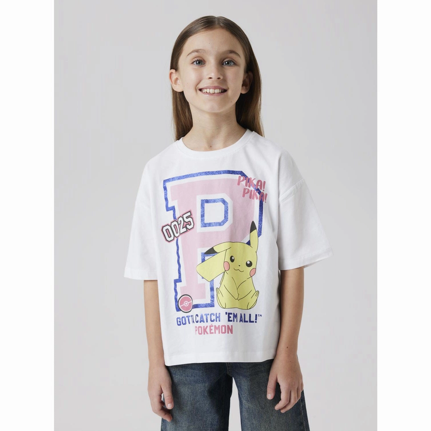 Name It Bright White Nkfjixa Pokemon Ss Rlx Top Box Noos Sky Trendy Comfort Wear