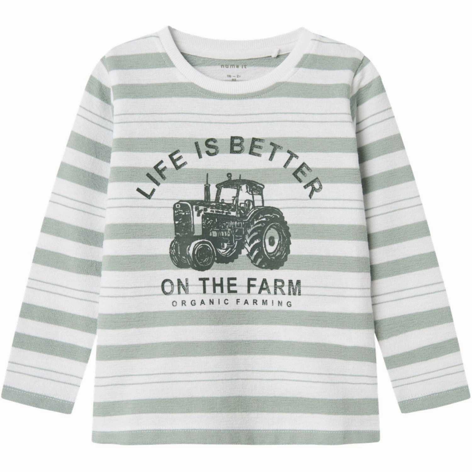 Trendy Vibes Non Irritating Tags Name It Bright White Nmmlandon Ls Top