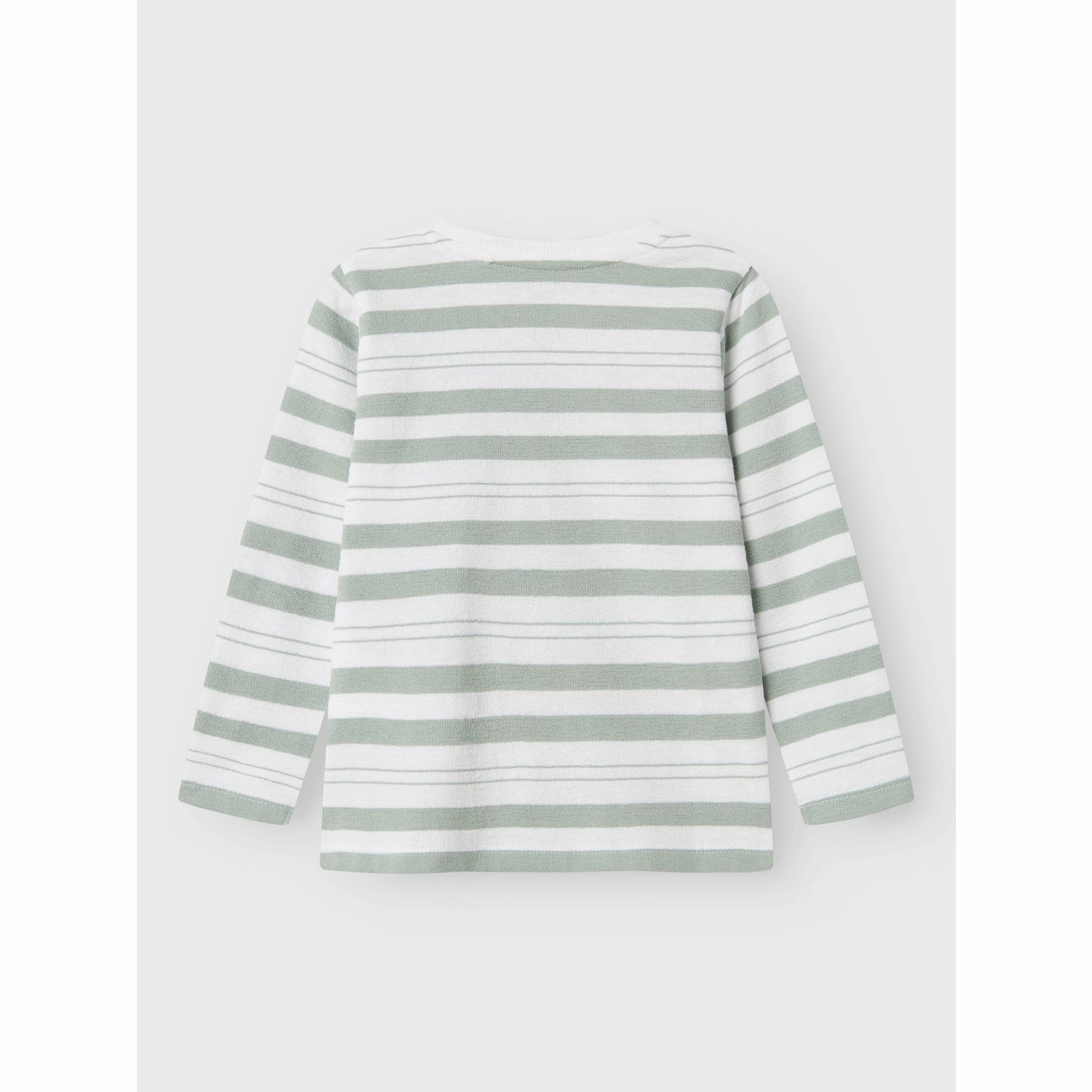 Name It Bright White Nmmlandon Ls Top Soft Stretch Collar Layered Collar