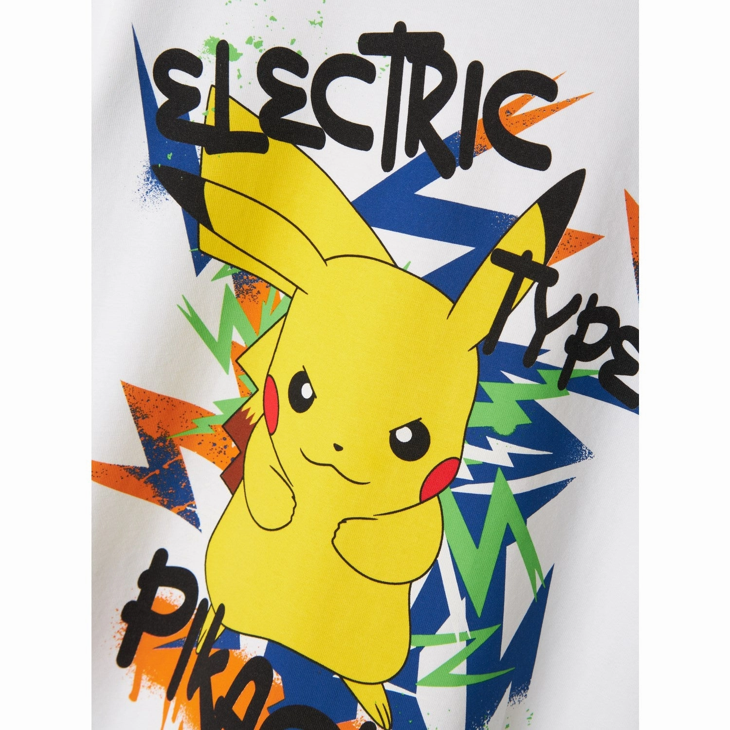 Anti-static Name It Bright White Ode Pokemon Regular T-Shirt