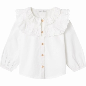 Eco-Friendly Choice Casual Hangout Name It Bright White Rahilla Shirt