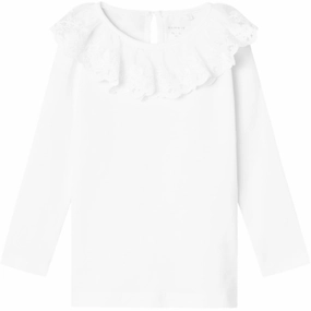Wrinkle Resistant Finish Name It Bright White Rilda Slim Blouse