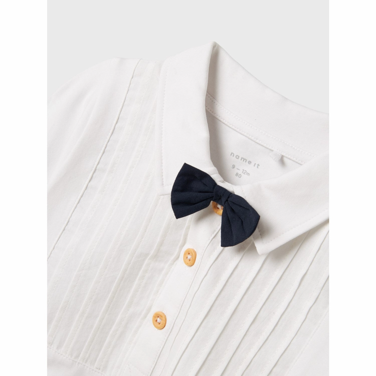 Name It Bright White Rumle Blouse Lakeside Relaxation Sustainable Weave