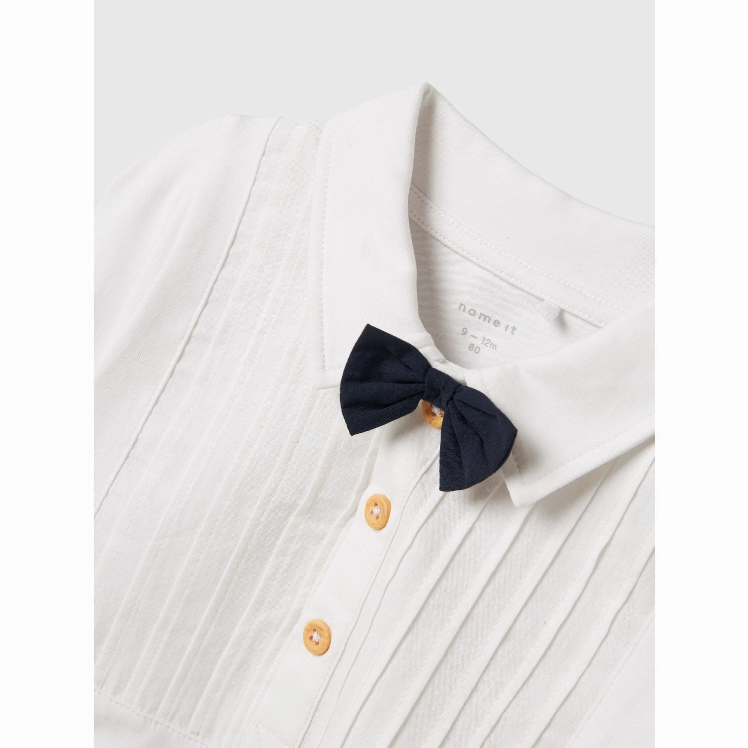 Name It Bright White Rumle Blouse High-Quality Material Traveler??s Choice