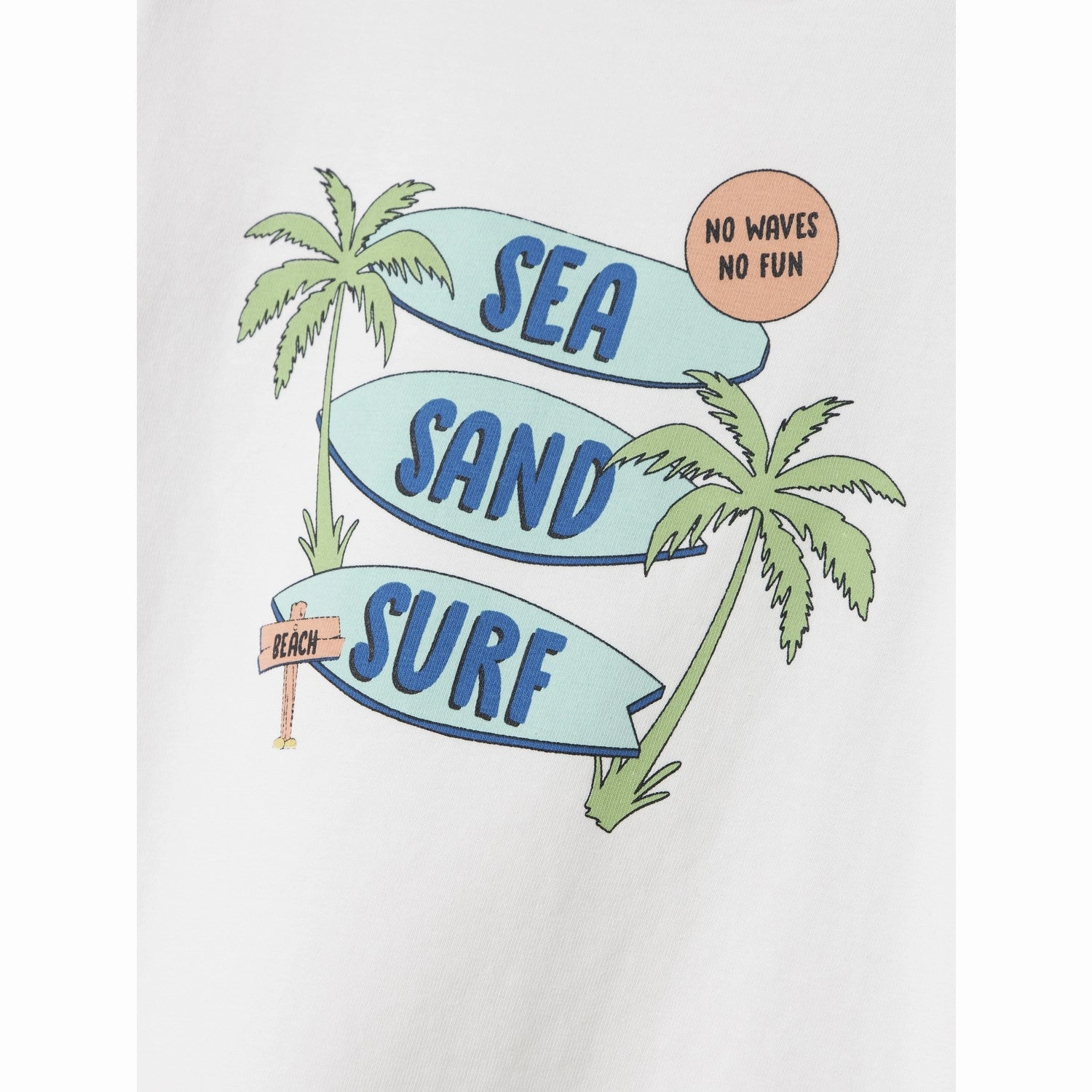 Minimal Style Trend Name It Bright White Sea Nmmvux Ss Top