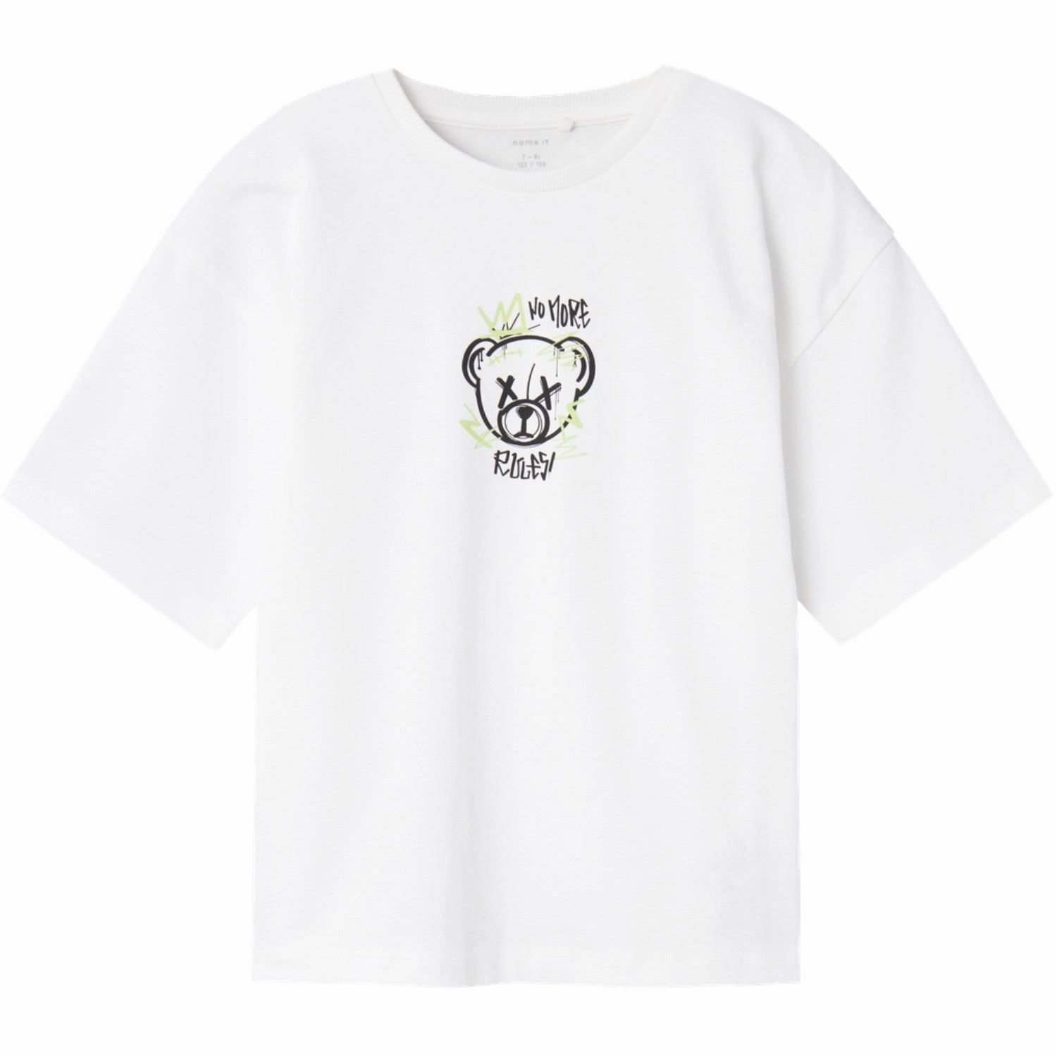 dry cleanable Name It Bright White Somos Heavy T-Shirt
