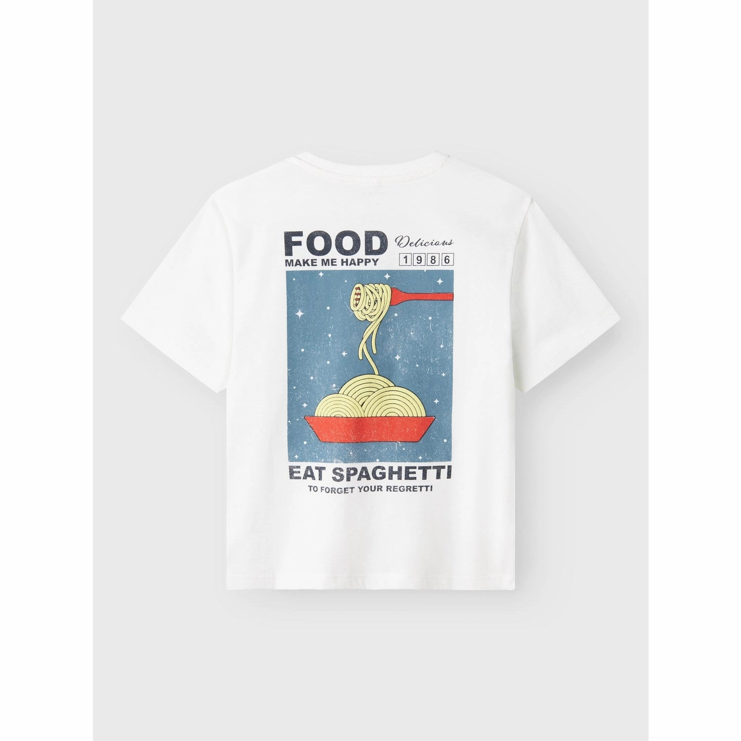 Everyday Layer Name It Bright White Spaghetti Fonnot Regular T-Shirt