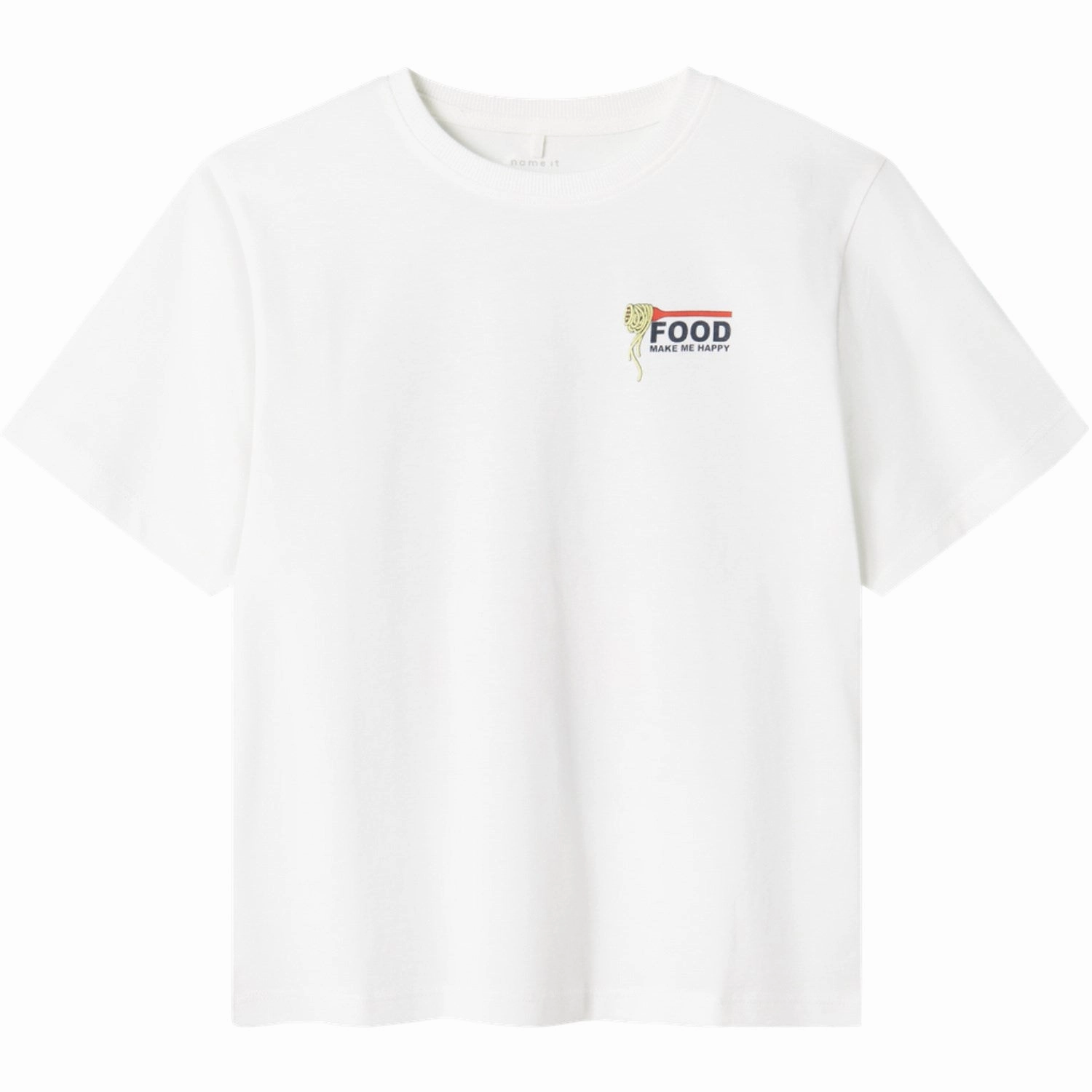 Layered Look Wear Name It Bright White Spaghetti Fonnot Regular T-Shirt