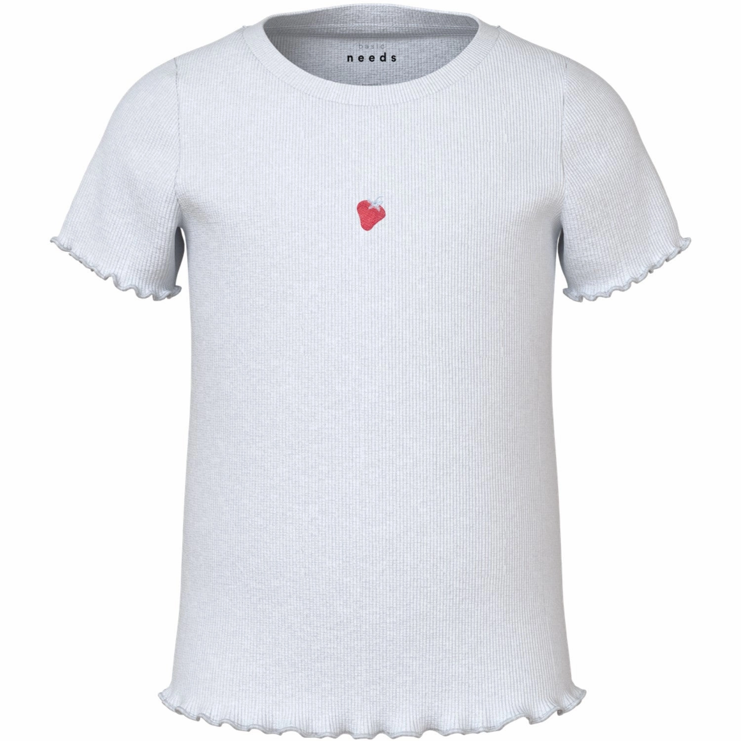 Name It Bright White Strawberry Vivemma Slim T-Shirt Classic Style Trend