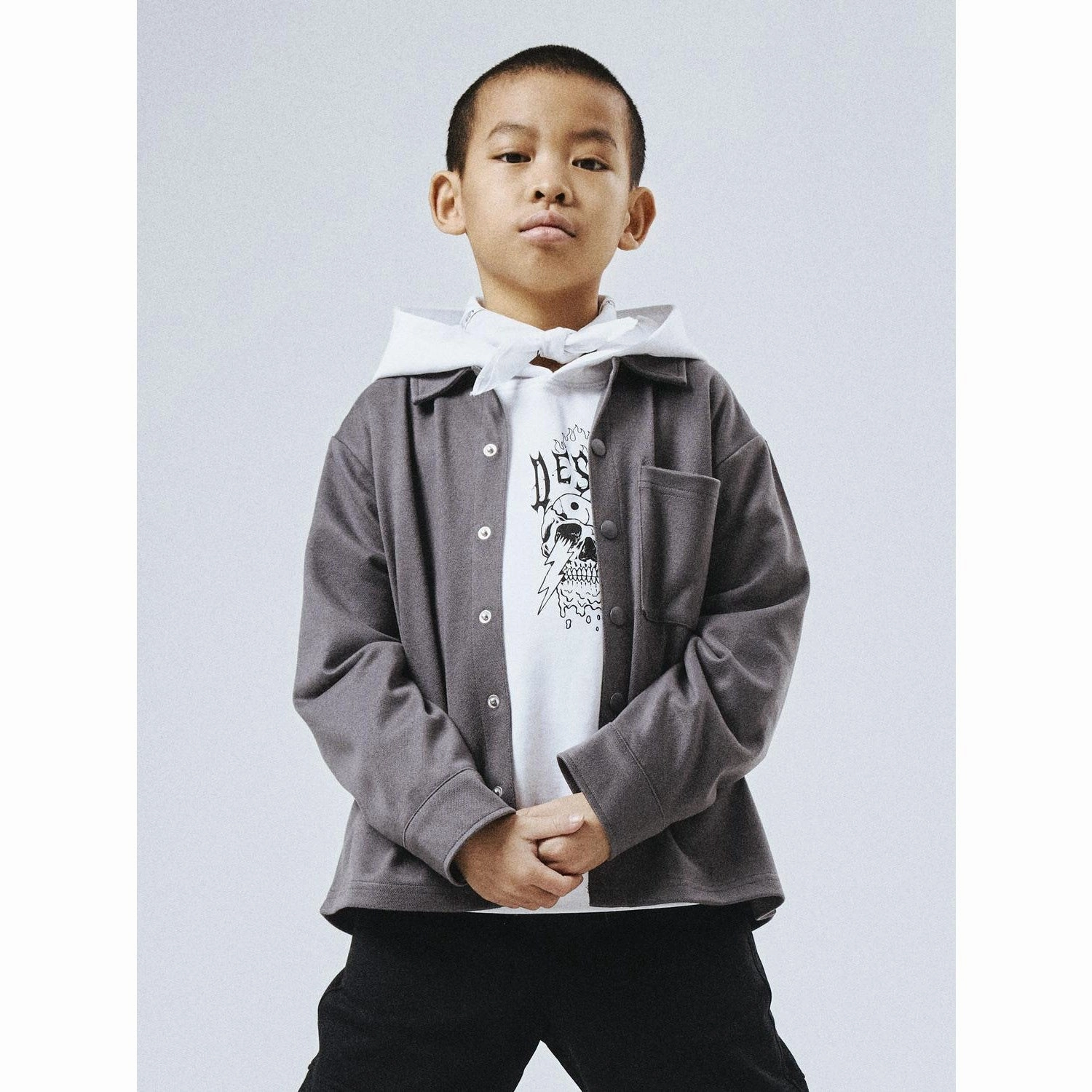 Camping Trip Workout Warmup Name It Bright White Stroels Sweatshirt