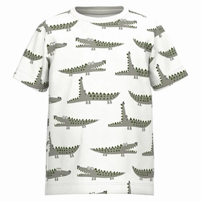 Crew neck classic Soft Material Name it Bright White Valther T-Shirt