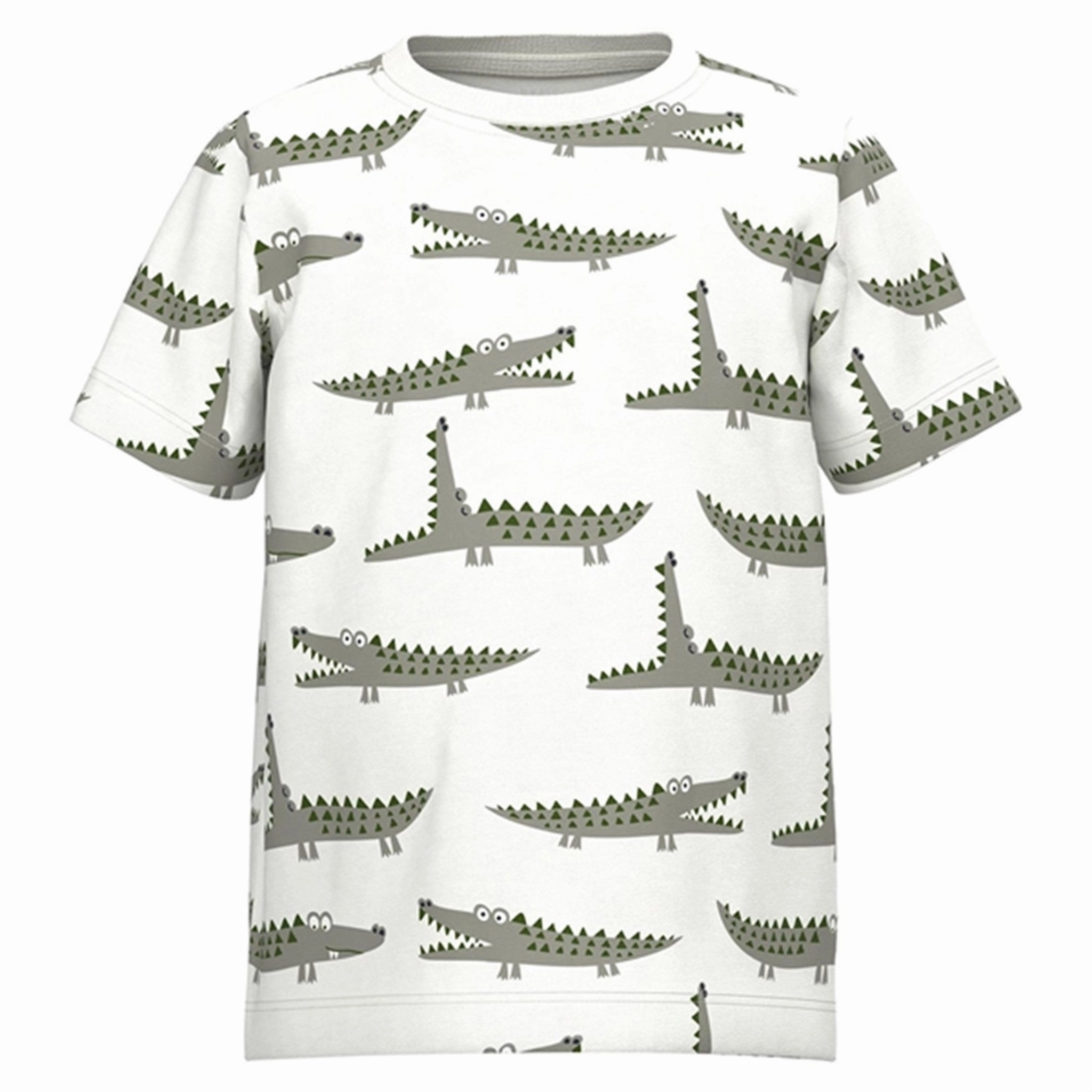 Name it Bright White Valther T-Shirt NonRestrictiveCut School spirit