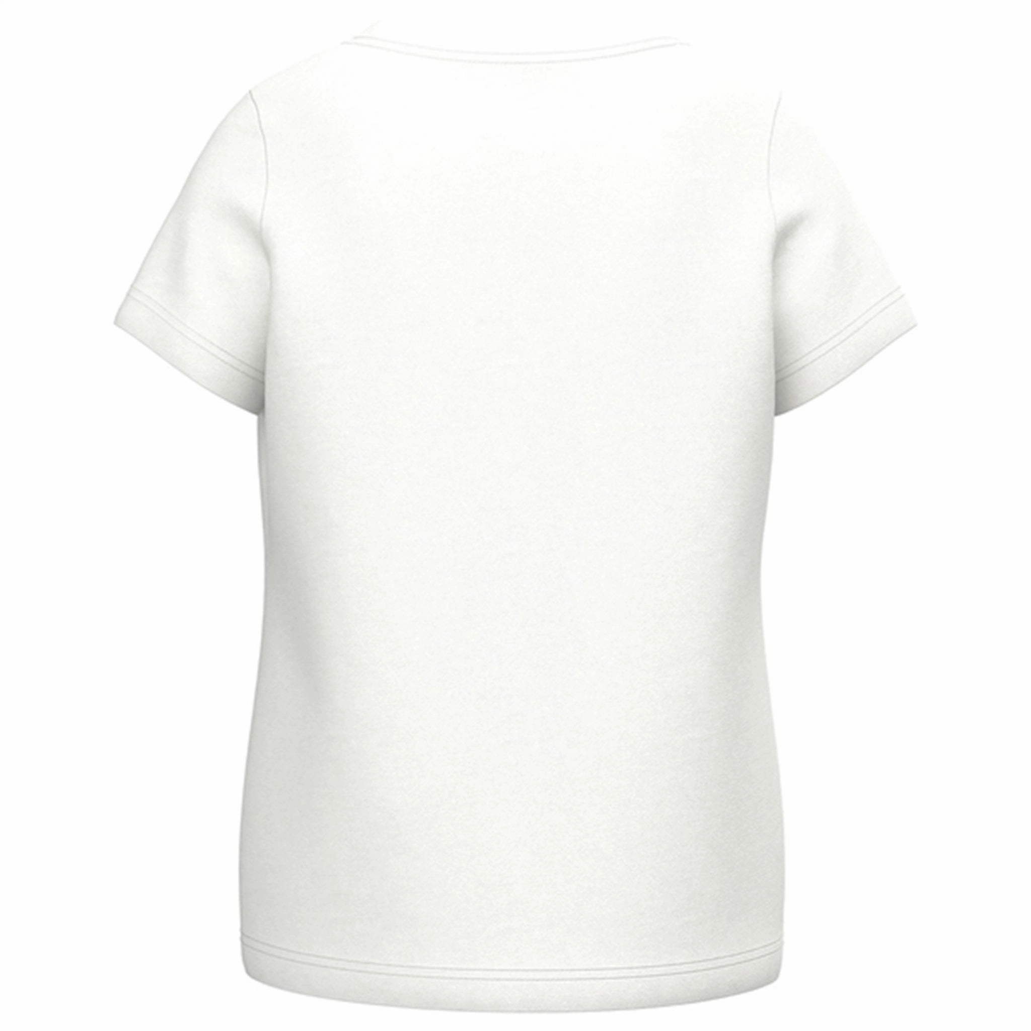 Name it Bright White Veen T-Shirt Holiday Style Breathable Cotton Fabric