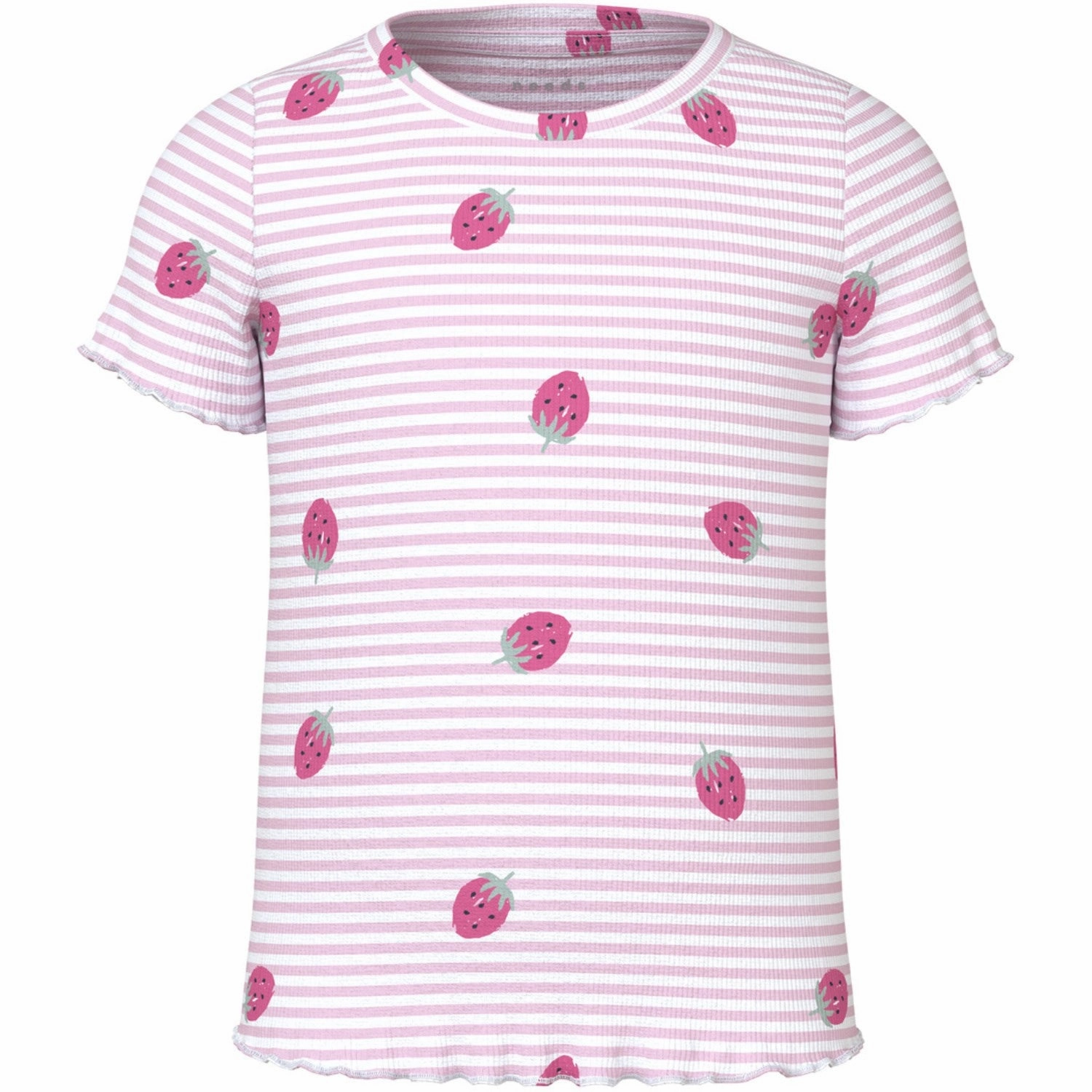 Fresh and Cool Versatile Top Name It Bright White Vemma Aop Slim T-Shirt