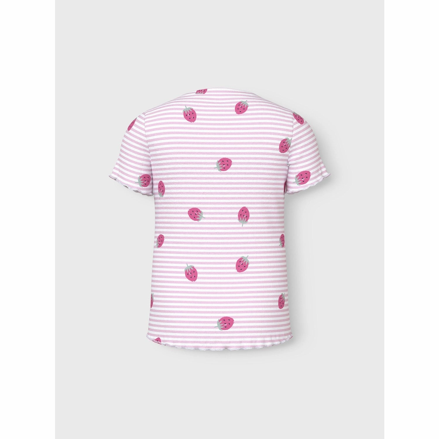 Name It Bright White Vemma Aop Slim T-Shirt Hypoallergenic Fibers monochromatic