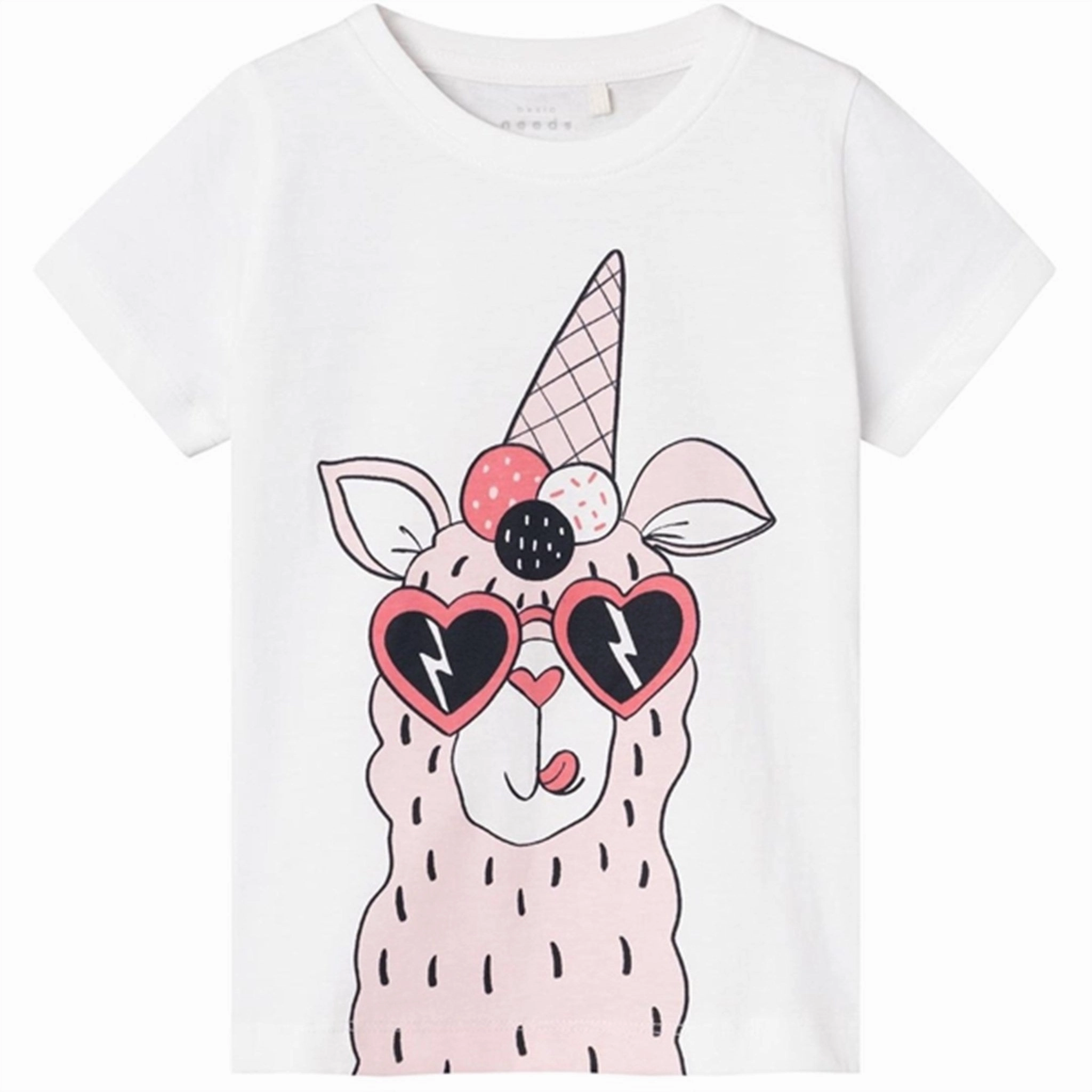 Outdoor Leisure Look hiking clothes Name it Bright White Vilenne T-Shirt