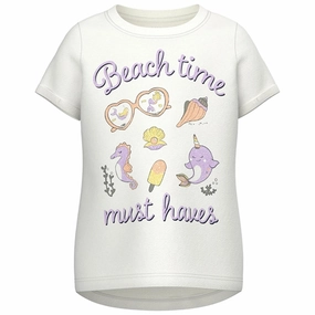 Quick Dry Material insulated Name it Bright White Vix T-Shirt