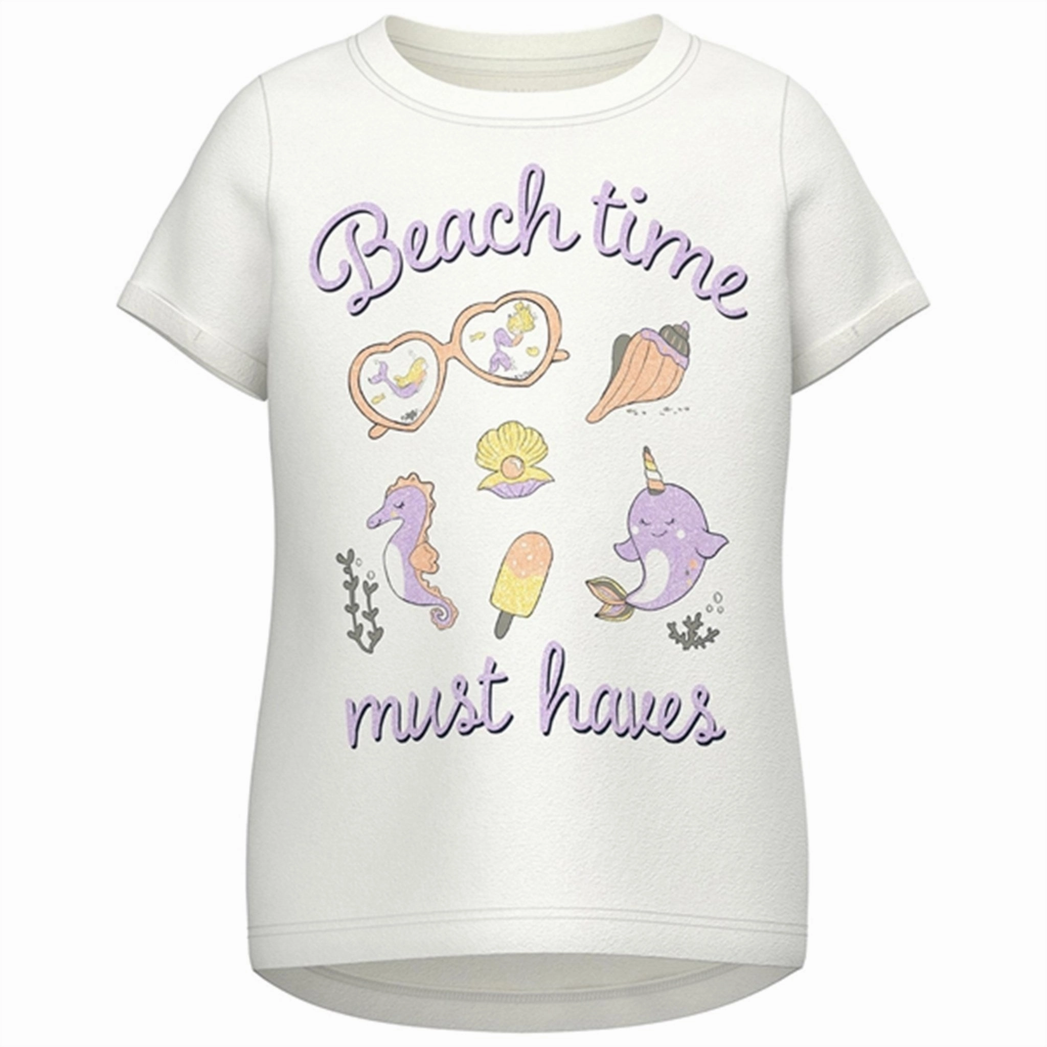 Quick Dry Material insulated Name it Bright White Vix T-Shirt