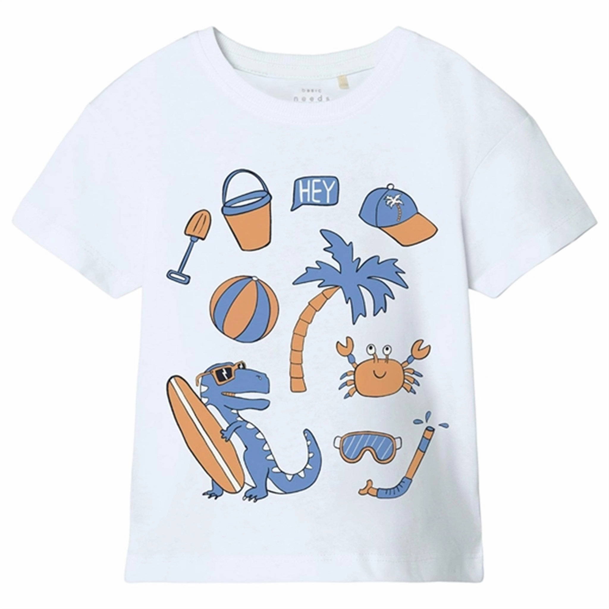 Chilly Weather Style Fashionable Wear Name it Bright White Vogna Loose T-Shirt