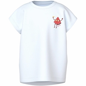 Name It Bright White Watermelon Varutti Capsl Loose T-Shirt Active Wearable