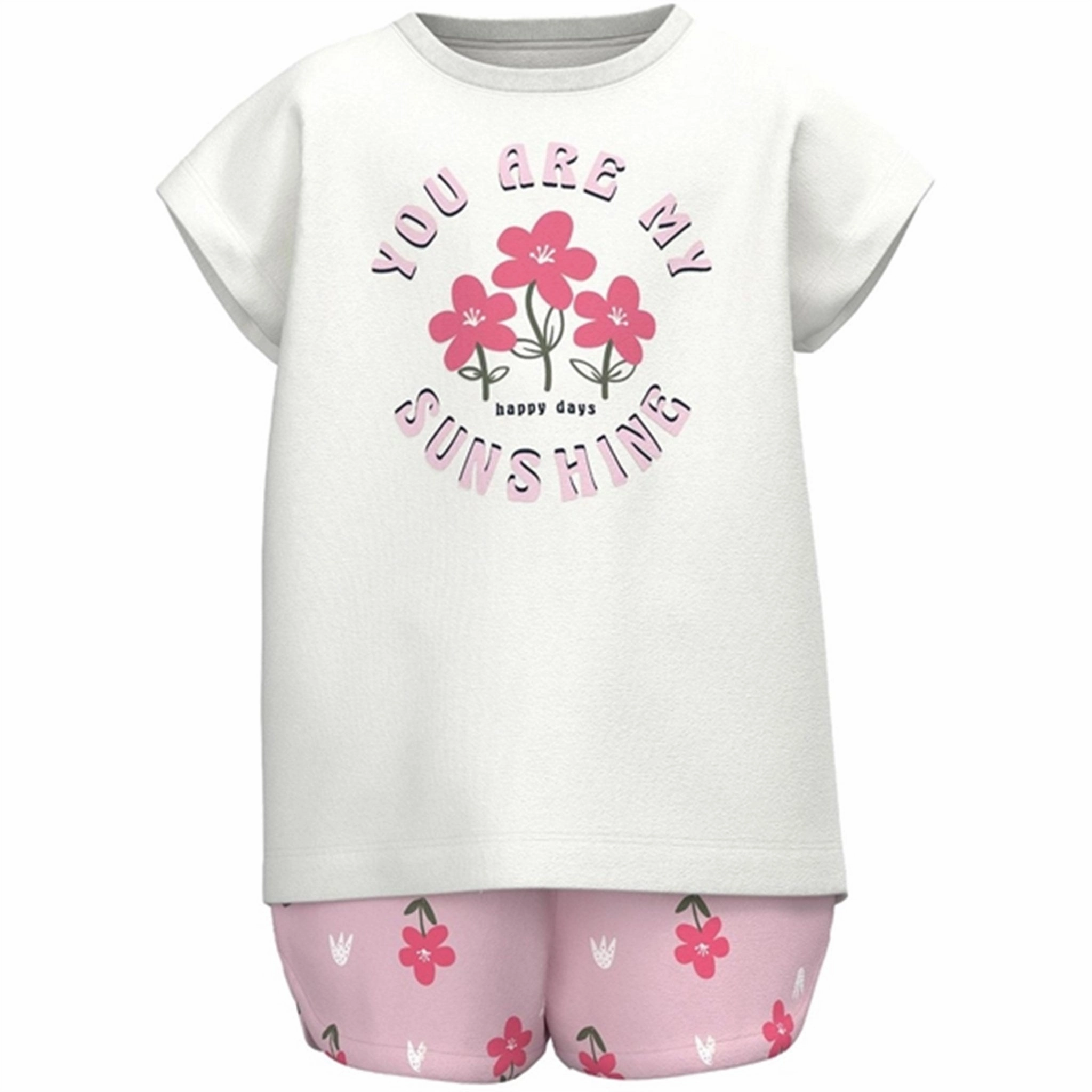 Sleek Design Name it Bright White You Are My Sunshine Vigea T-Shirt Set