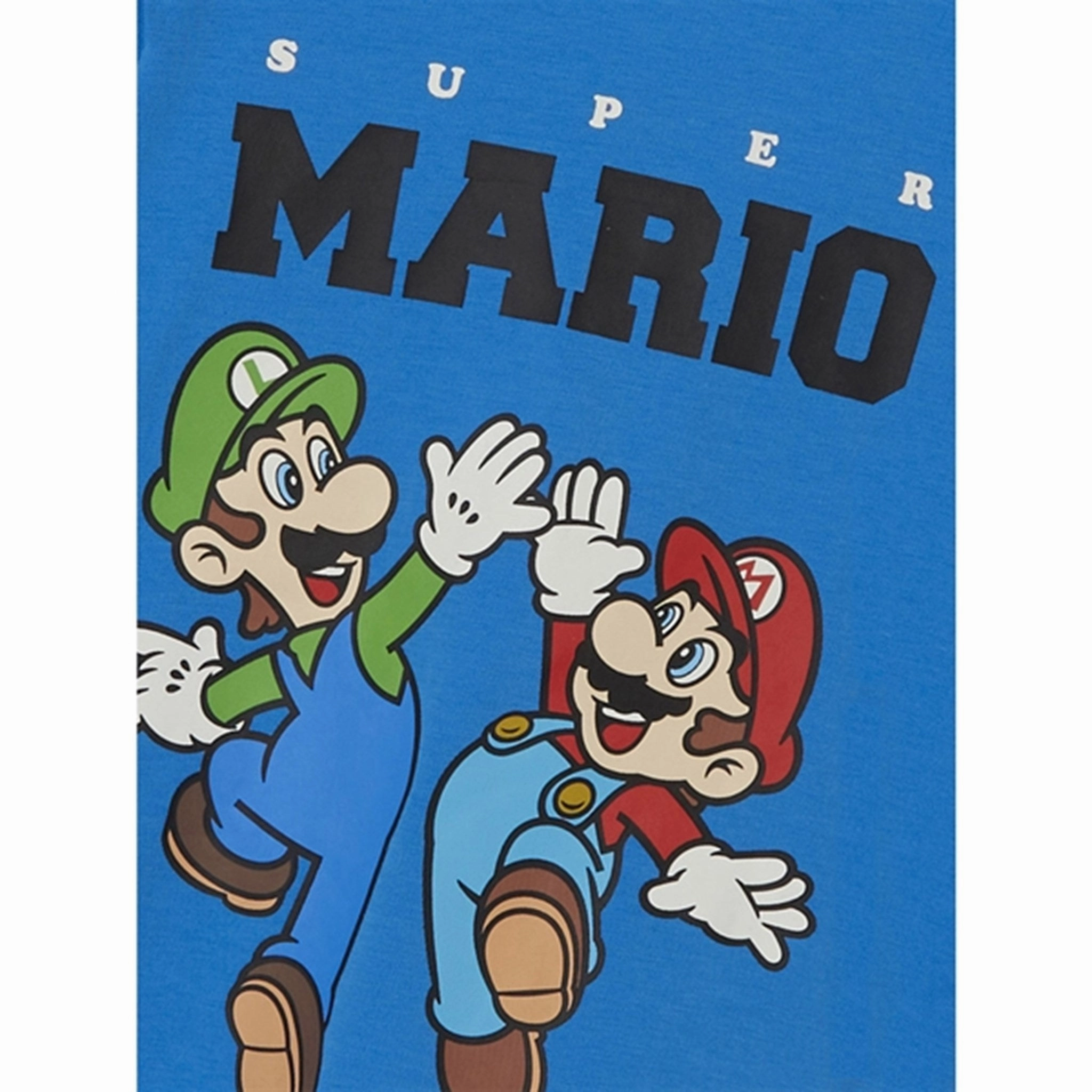 Name it Brilliant Blue Jubber Mario Blouse Student Essential