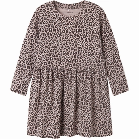 Name It Burnished Lilac Nmfleoana Ls Dress Comfortable outdoor wear Sleek Volume