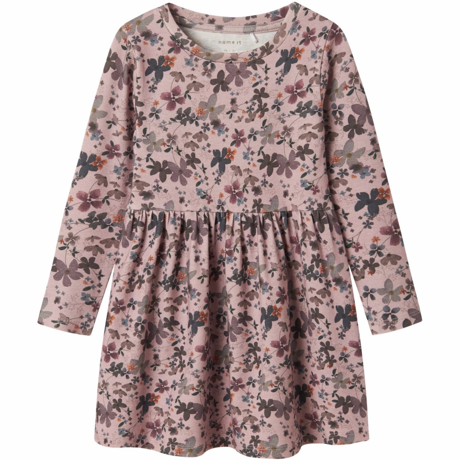 Name It Burnished Lilac Nmfnaline Ls Dress Flowy Layers