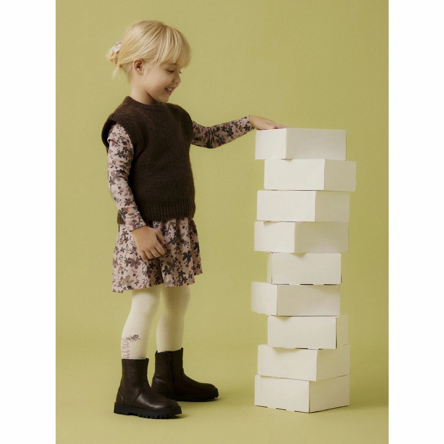 Name It Burnished Lilac Nmfnaline Ls Dress Polished and Elegant