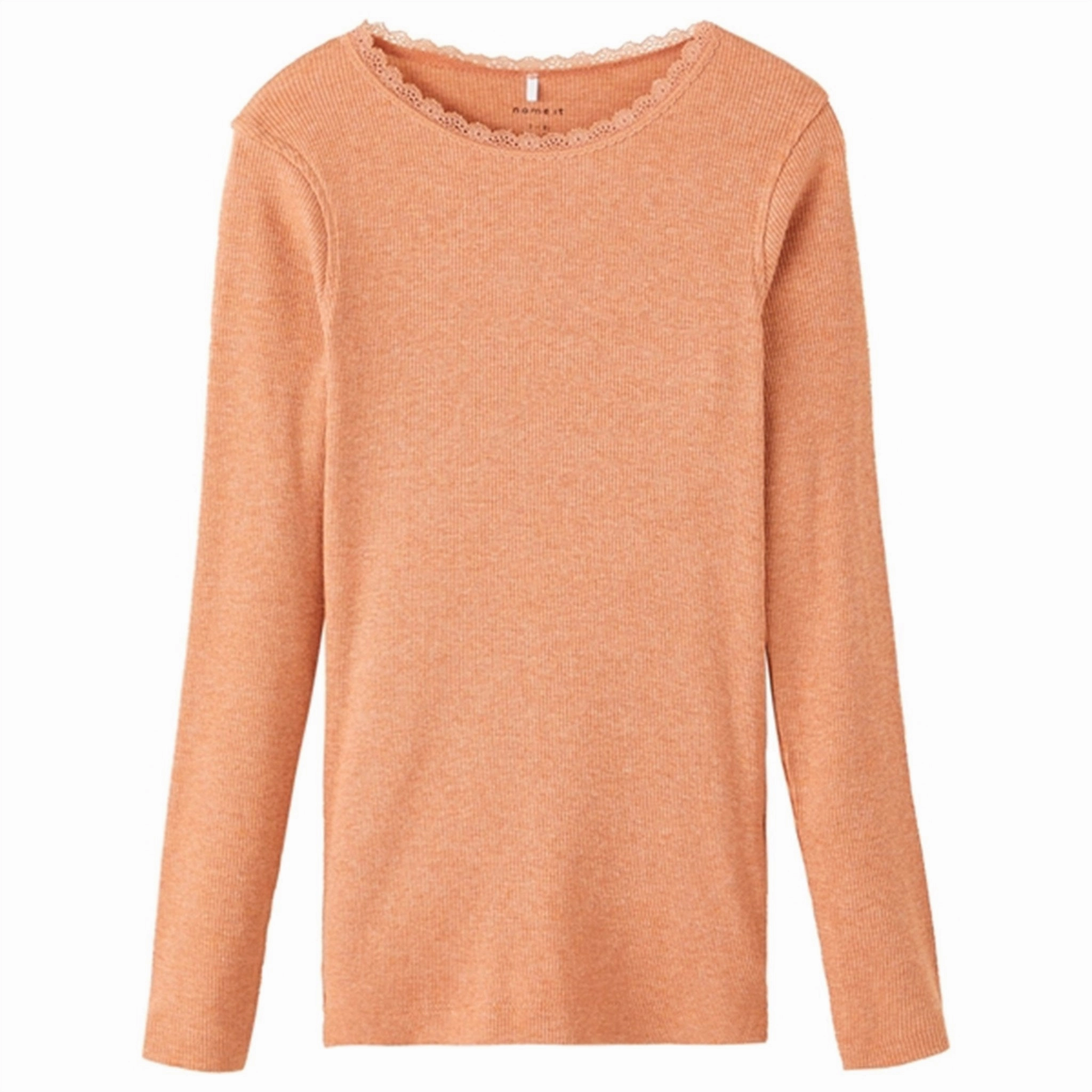 Name it Caf?? Au Lait Kab Slim Blouse Noos Contemporary Look Durable Thread Construction