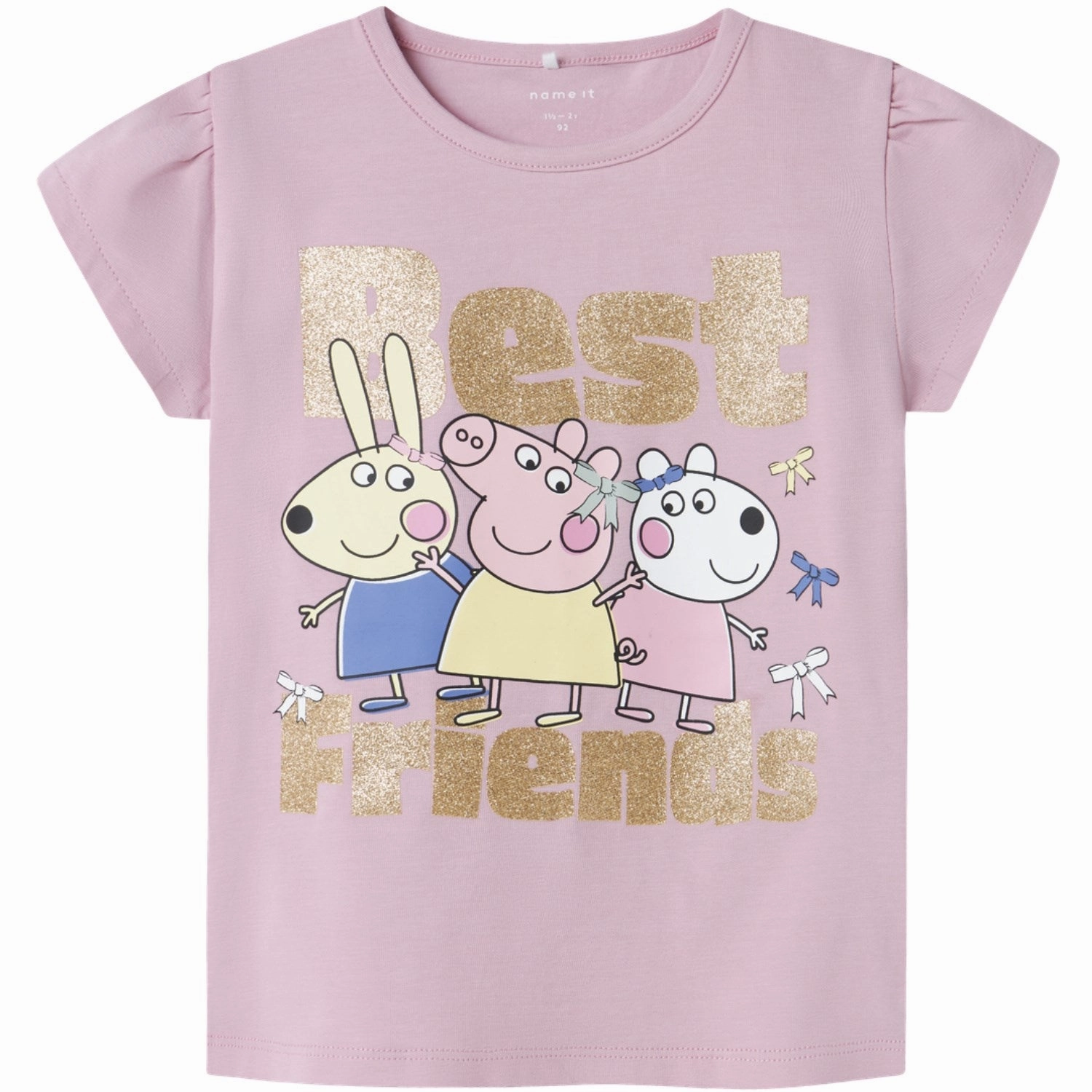 Non-toxic Practical Design Name It Cameo Pink Amanda Peppa Pig T-Shirt