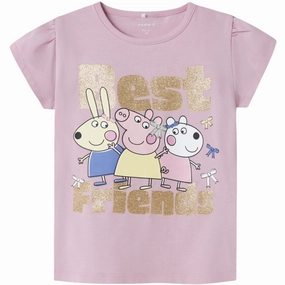 Non-toxic Practical Design Name It Cameo Pink Amanda Peppa Pig T-Shirt