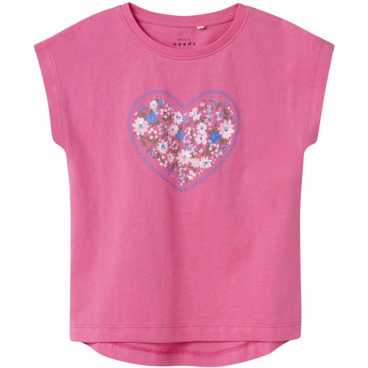 Name It Carmine Rose Heart Vigea Capsl T-Shirt Lightweight Layer