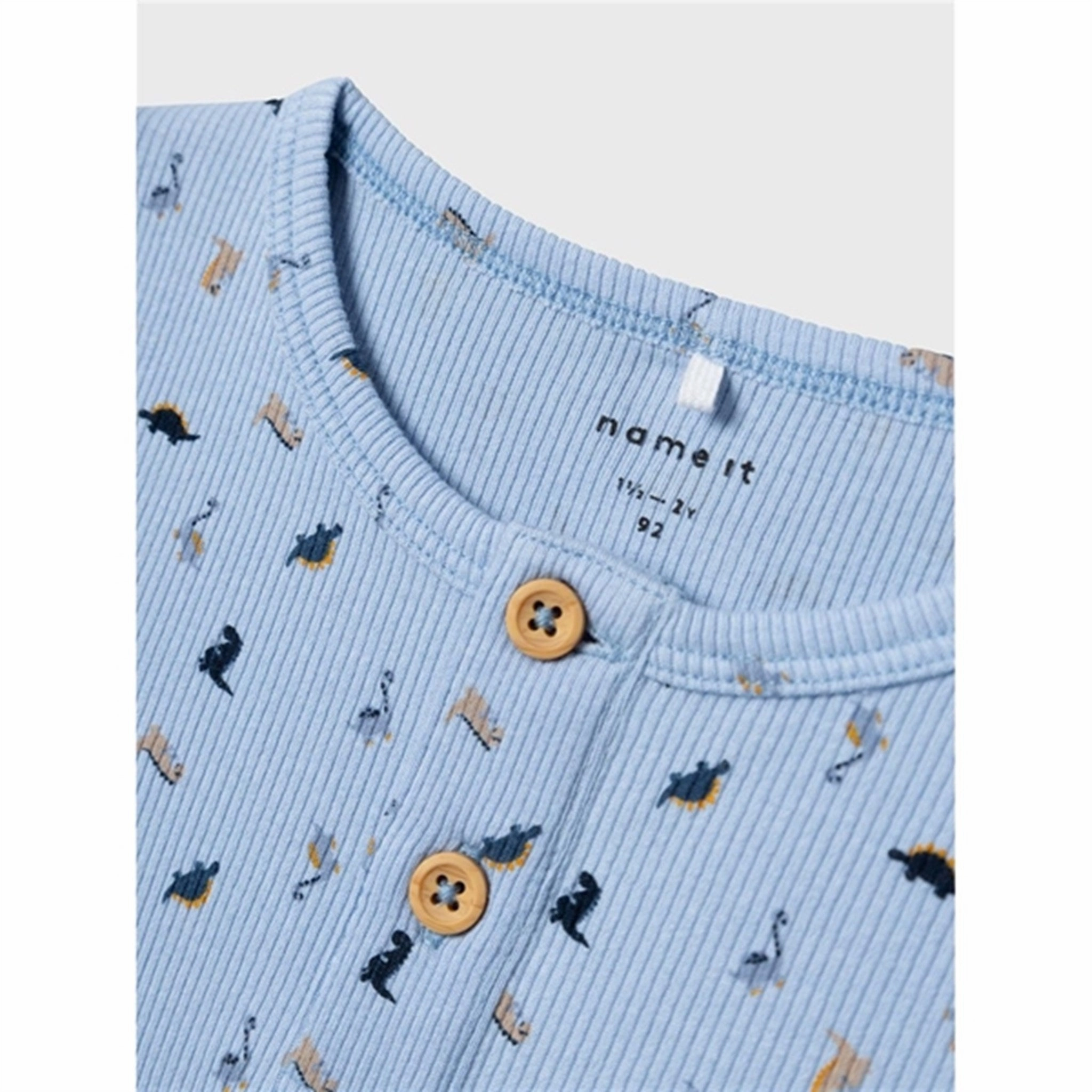 Name it Chambray Blue Dabbu Blouse Preppy Vibe