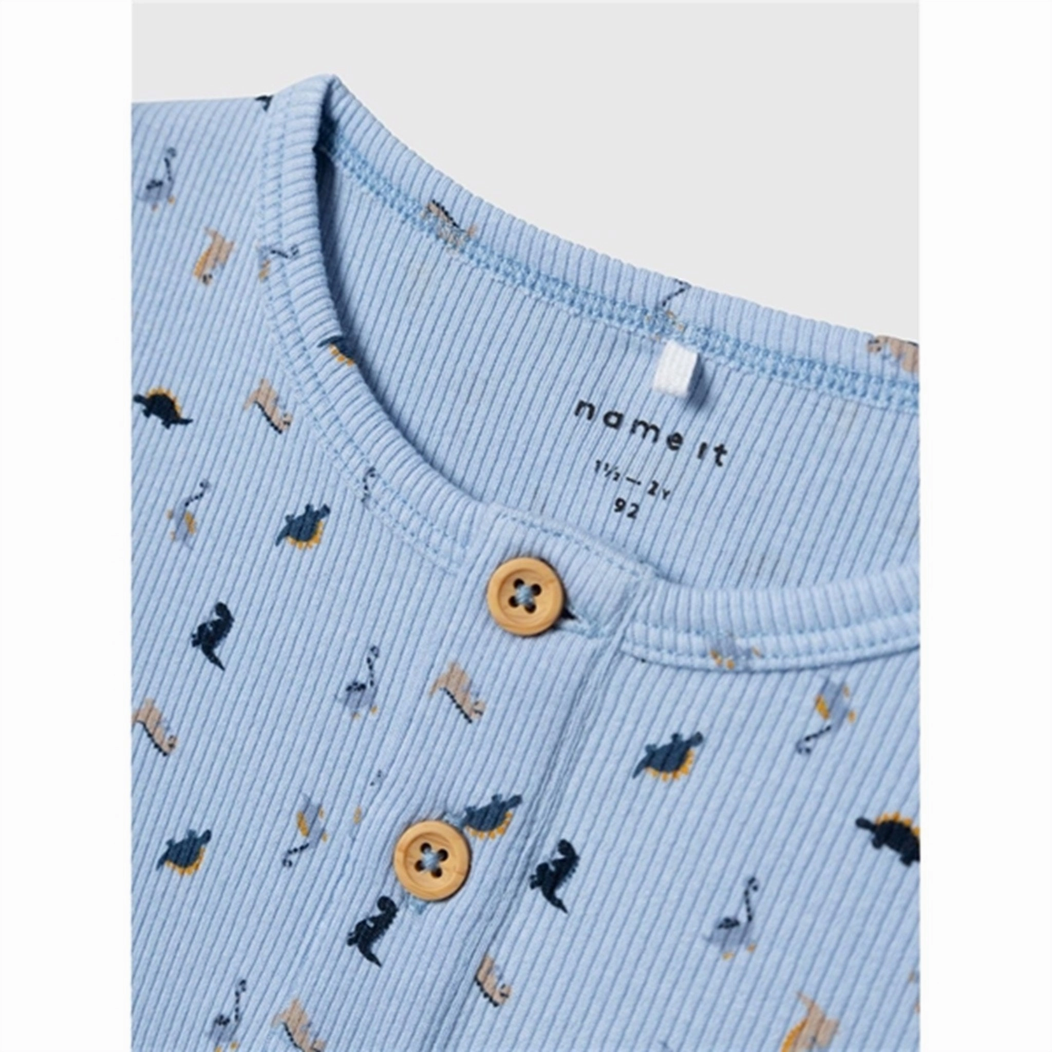 Name it Chambray Blue Dabbu Blouse Winter Collection Summer Camp