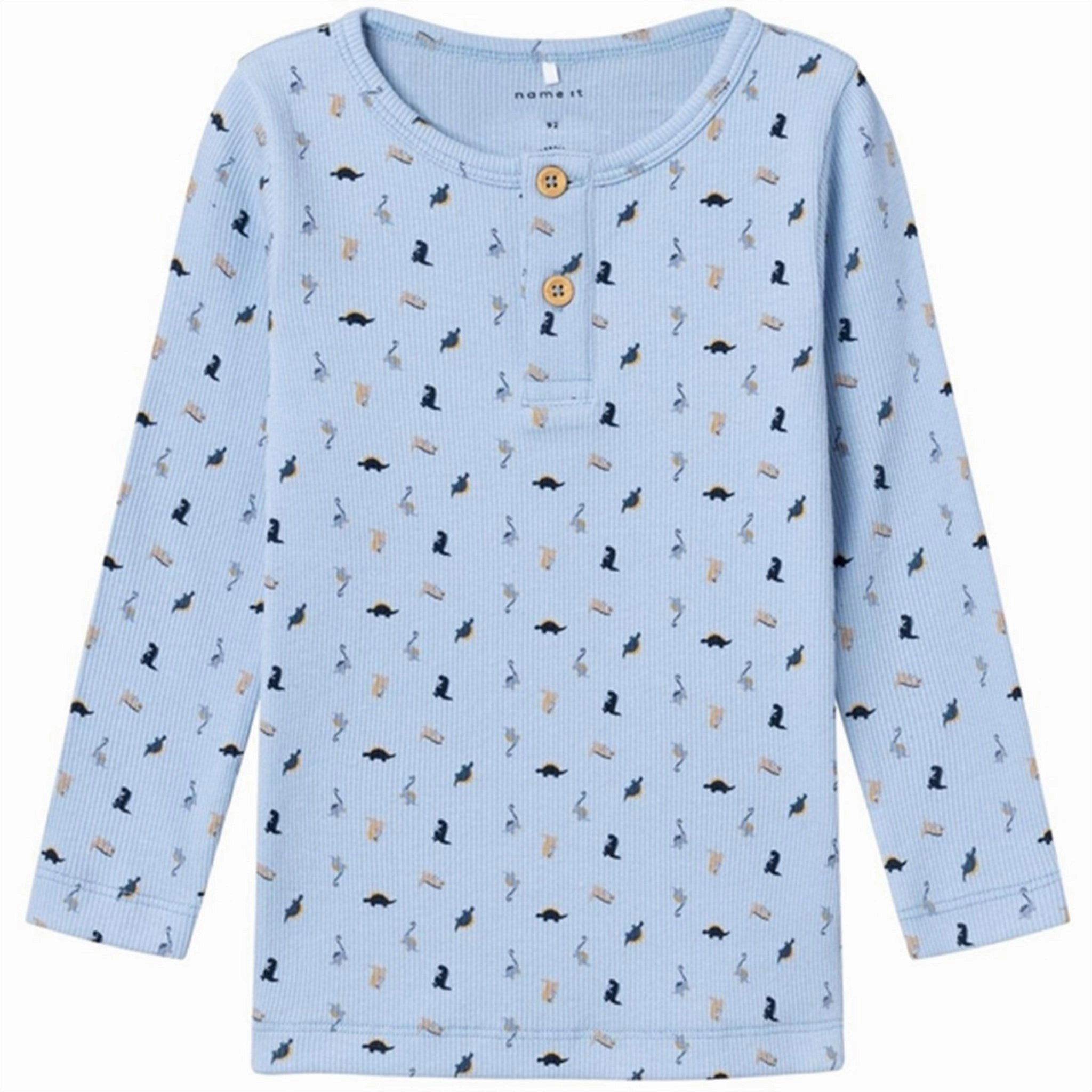 Name it Chambray Blue Dabbu Blouse Snag Resistant Fabric