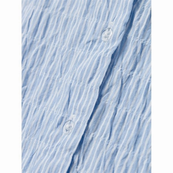 Name it Chambray Blue Dustripes Oversize Shirt Gradient effect