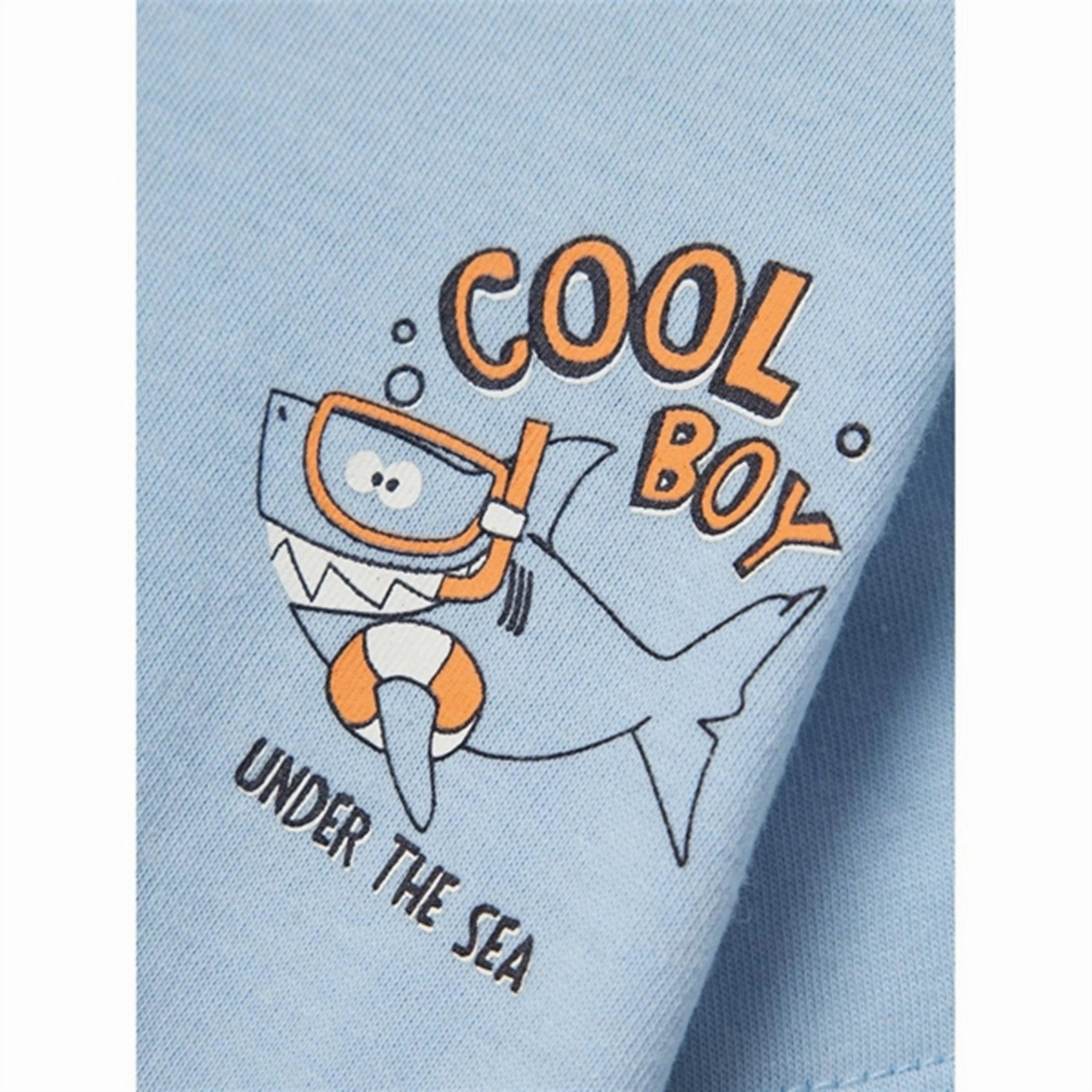 Name it Chambray Blue Shark Velux T-Shirt Relaxed Outfit Daily Comfort