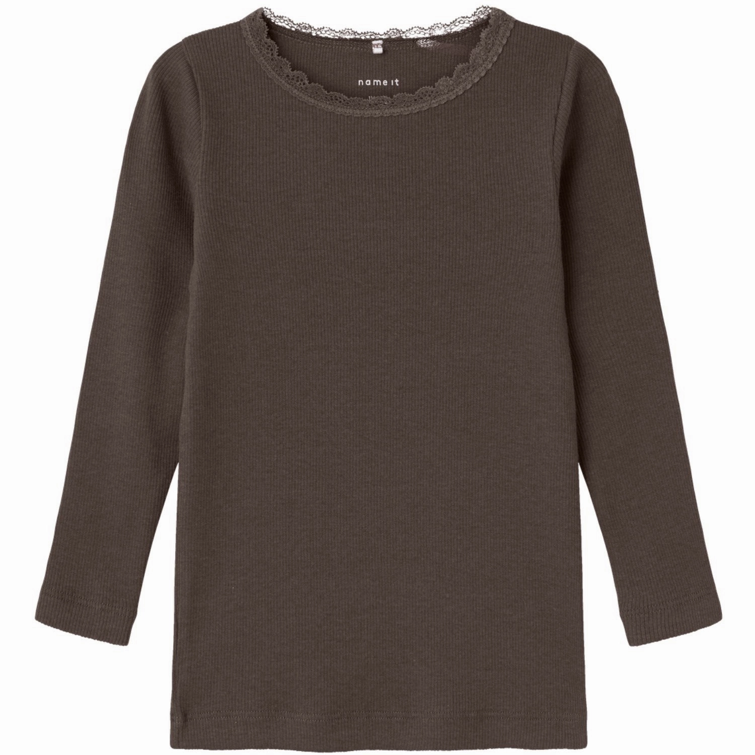 Name It Chocolate Brown Reese Blouse Versatile Layering Fashion staples