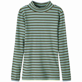 Flexible Knit Brunch Outfit Name it Citadel Lalara Slim Blouse