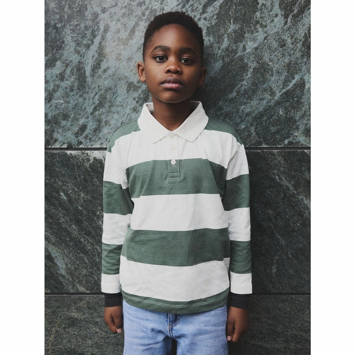 Name It Cloud Dancer Garden Topiary Nkmnutiva Ls Rlx Polo QuickDry Material ComfortStretch Collar