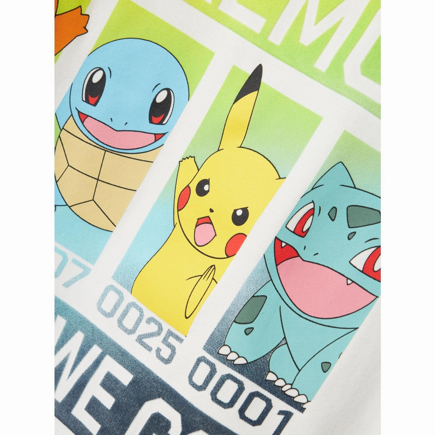 Name It Cloud Dancer Mabr Pokemon Regular T-Shirt Noos Contrast Inner Binding
