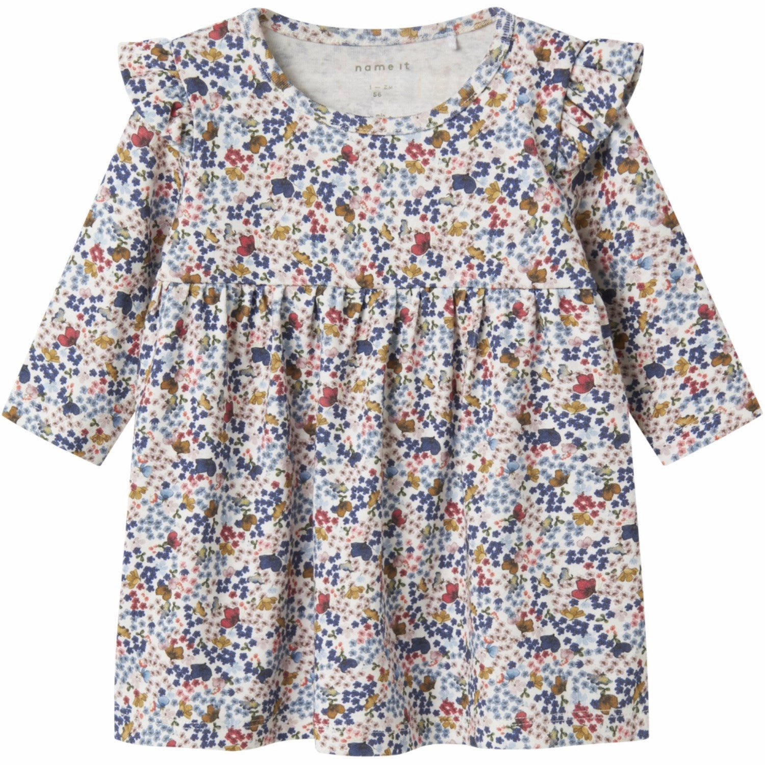 Name It Cloud Dancer Nbfkorra Ls Dress Dainty Finish