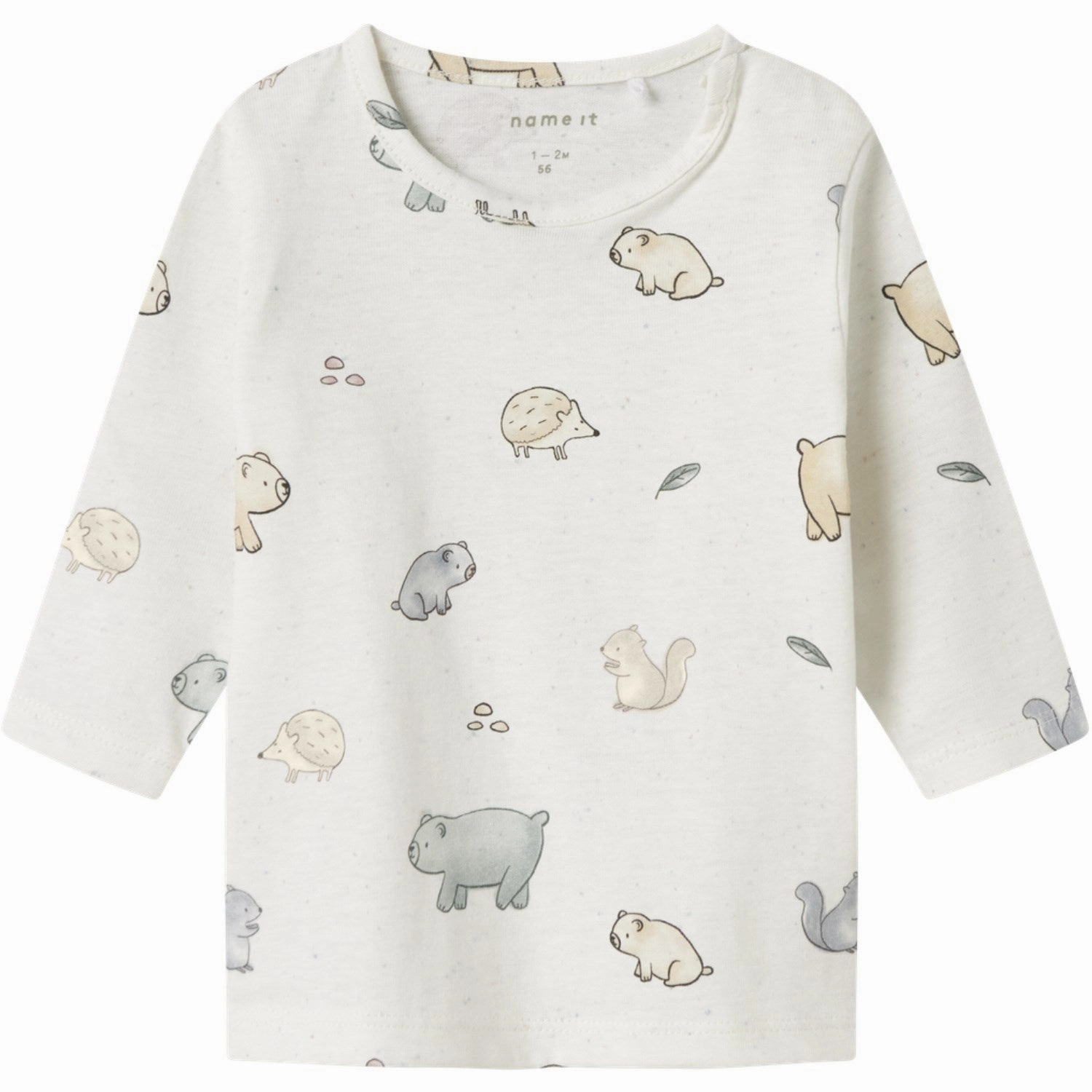 Snug fit Thermal Regulation Fabric Name It Cloud Dancer Nbnluma Ls Top