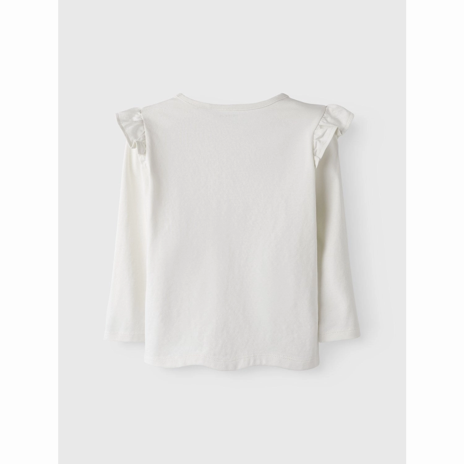 Name It Cloud Dancer Nmfanna Peppa Ls Top Box Cplg Ruffle Edge