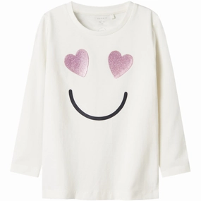 Name It Cloud Dancer Shine Regular Blouse Summer Outfit UV Protective Fabric